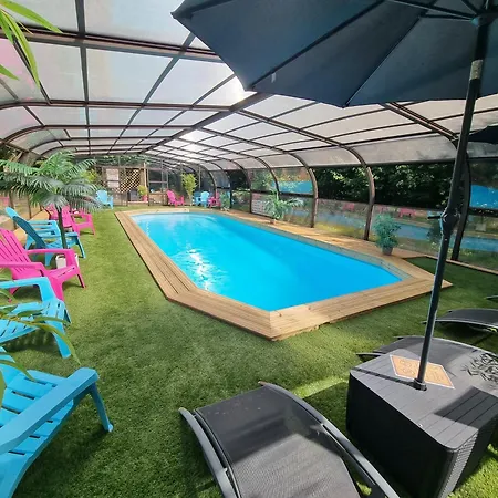 Les De Saumur, Piscine & Parc Boise, 100m Du Cadrenoir Apartmán *